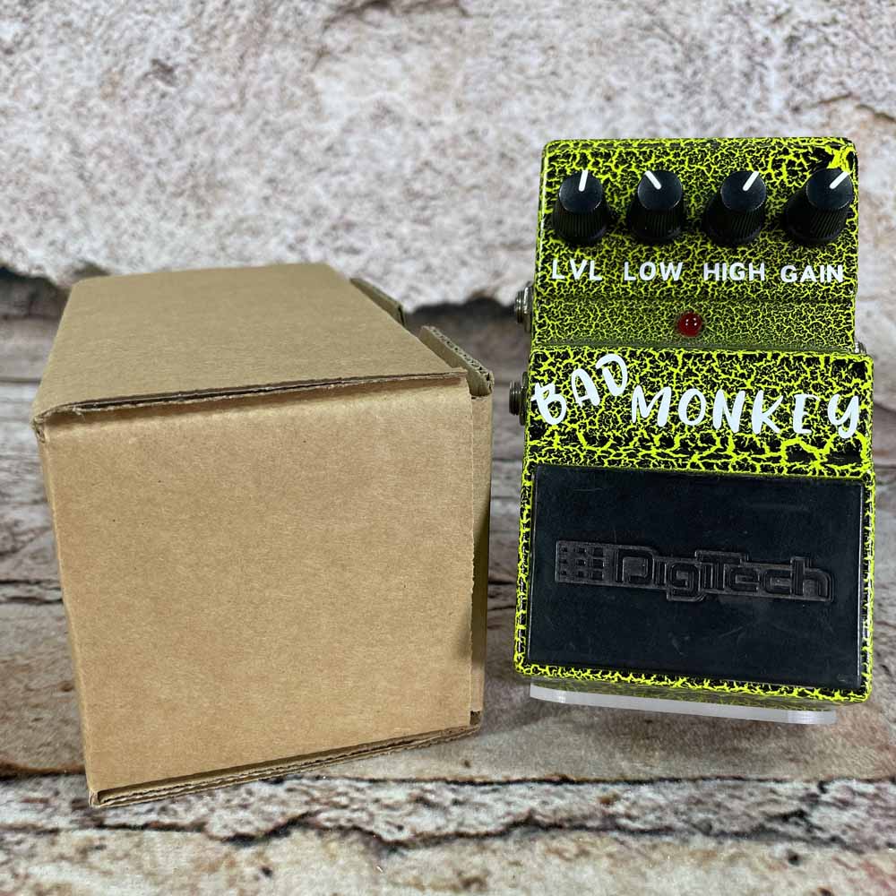 Used: DigiTech Bad Monkey Tube Overdrive Pedal (Speckle - Yellow)