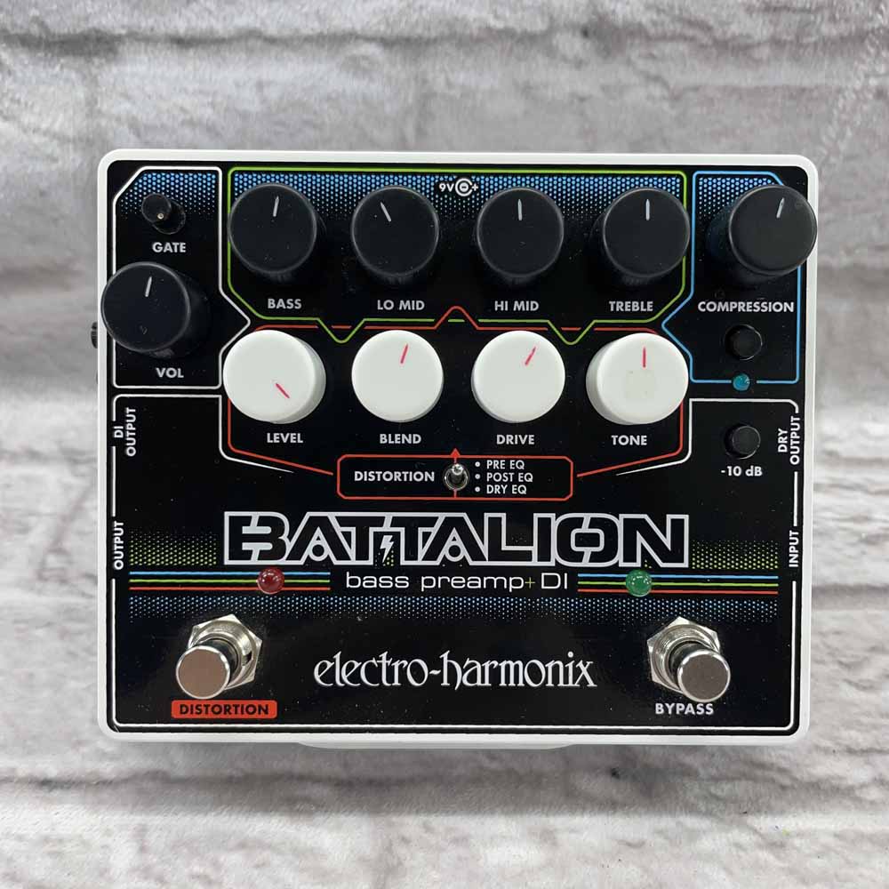 Used:  Electro-Harmonix Battalion Bass Preamp & DI Pedal