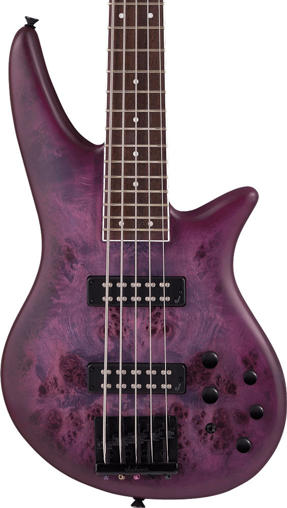Jackson Guitars X Series Spectra Bass SBXP V - Transparent Purple Burst