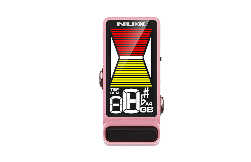 NUX NTU-3 MkII Mini Pedal Tuner Flow Tune Pink