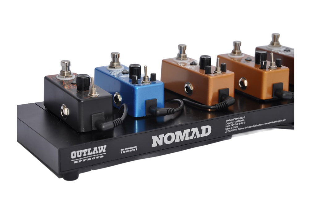 Outlaw Effects NOMAD-ISO-S Rechargeable Powered Pedal Board