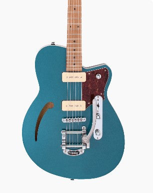 Reverend Guitars Club King 290 Semi-Hollow Electric Guitar - Deep Sea Blue