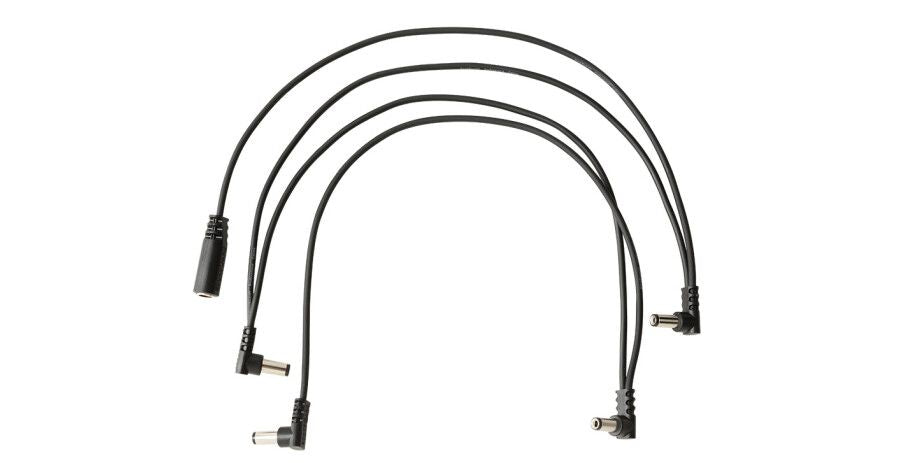 RockBoard Flat Daisy Chain Cable, 4 Outputs, angled