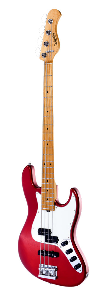 (Demo Model) : Sadowsky Guitars MetroExpress Hybrid PJ Bass 4 - Candy Apple Red Metallic