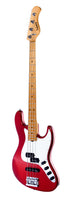 (Demo Model) : Sadowsky Guitars MetroExpress Hybrid PJ Bass 4 - Candy Apple Red Metallic