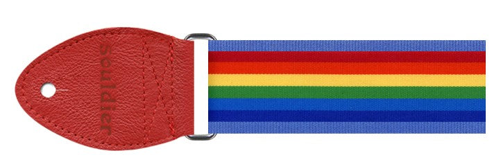 Souldier GS0074BL04BL Guitar Strap - Rainbow