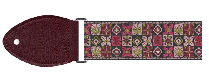 Souldier GS0187BD02BD Guitar Strap - Woodstock Pink