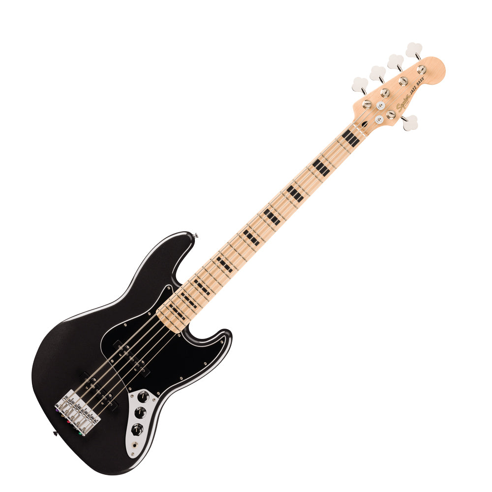 Squier Affinity Series Active Jazz Bass V - Black Metallic