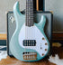 (Demo Model): Sterling by Music Man StingRay5 RAY35 5 String Bass Guitar - Dorado Green