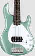 (Demo Model): Sterling by Music Man StingRay5 RAY35 5 String Bass Guitar - Dorado Green