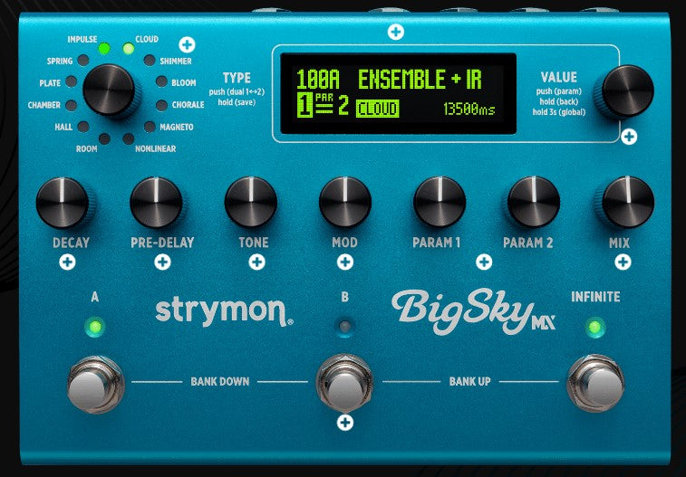 Strymon BigSky MX Multi Reverb Pedal