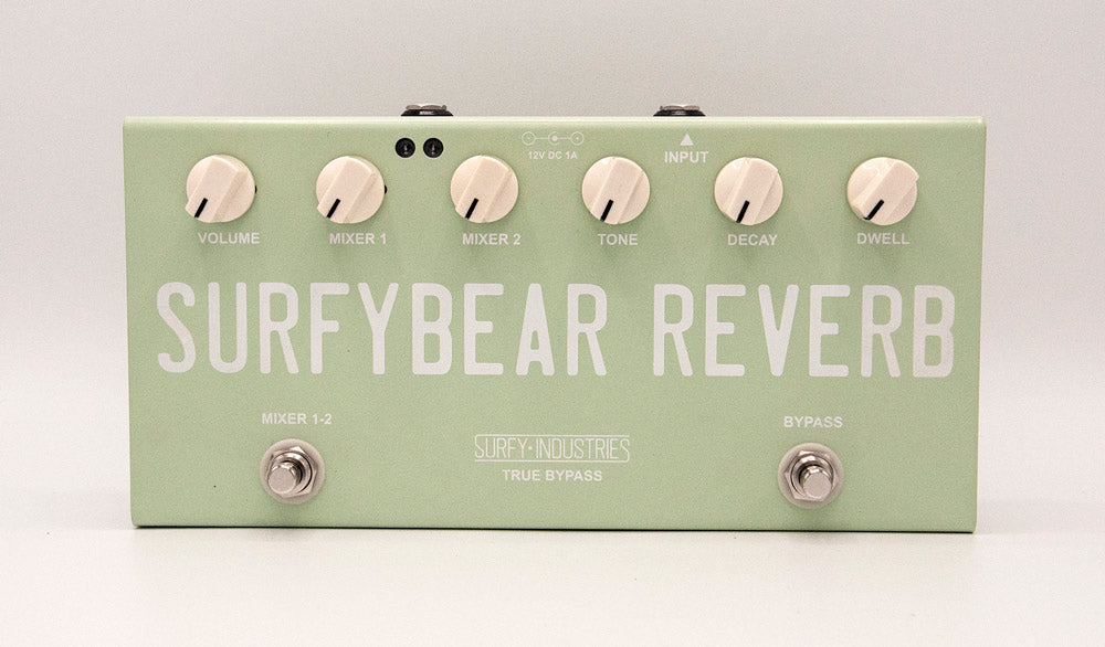 Surfy Industries SurfyBear Compact Reverb Unit -  Surf Green