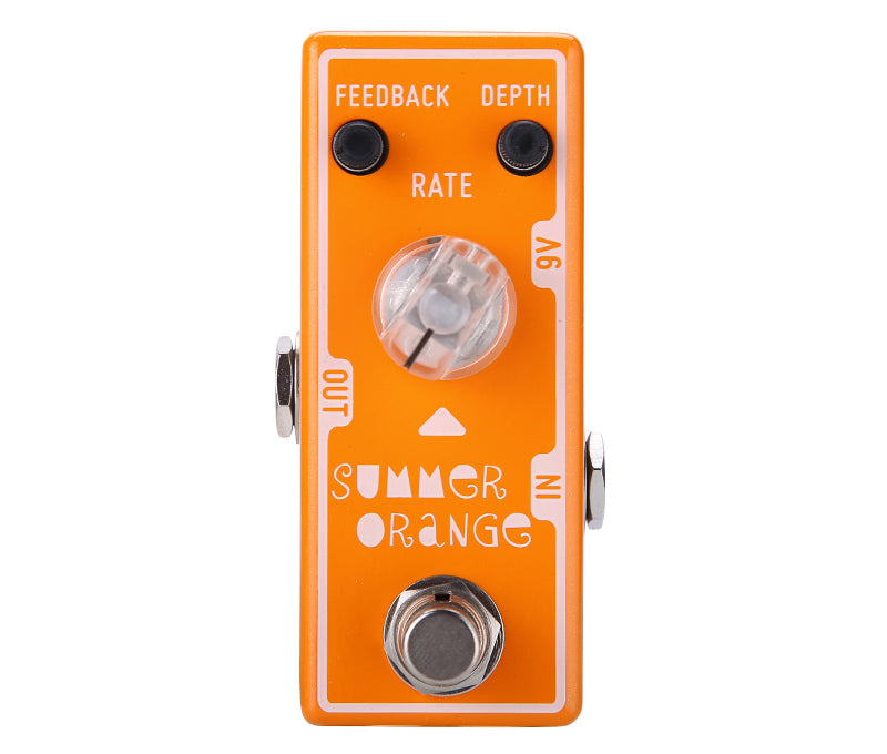tone city pedal substation Tone City Summer Orange Phaser Pedal