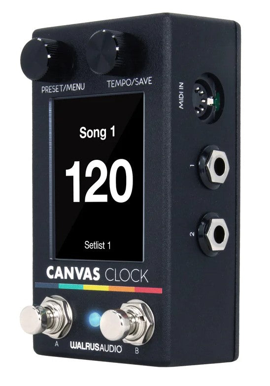Walrus Audio Canvas Clock