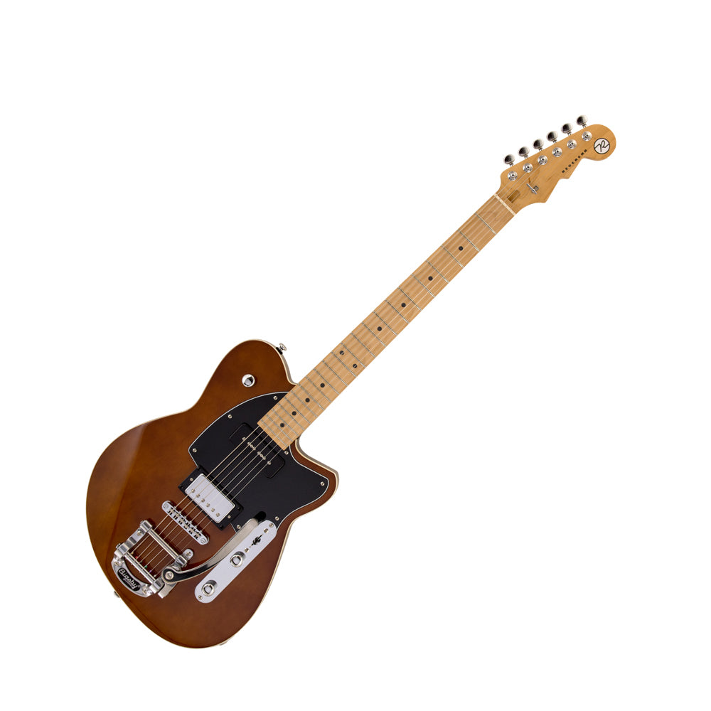 Flipside Music Exclusive Reverend Guitars Double Agent OG Violin Brown. Maple w/Bigsby