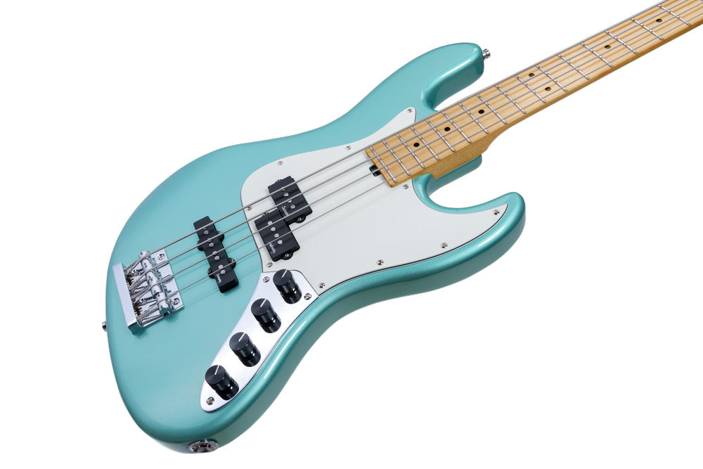 (Demo Model) : Sadowsky Guitars MetroExpress Hybrid PJ Bass 4 - Sage Green Metallic
