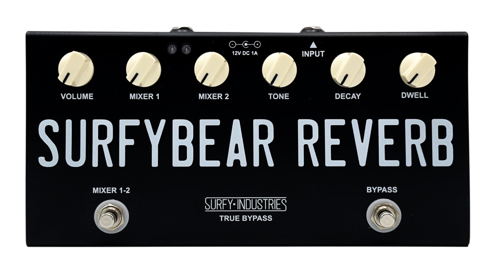 Surfy Industries SurfyBear Compact Reverb Unit - Black