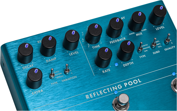 Used: Fender Reflecting Pool Delay & Reverb Effects Pedal
