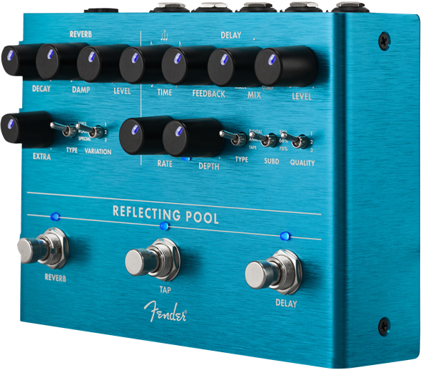 Fender Reflecting Pool Delay & Reverb Effects Pedal
