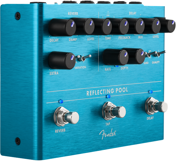 Used: Fender Reflecting Pool Delay & Reverb Effects Pedal