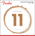 Fender 60L  Phospher Bronze Acoustic Guitar Strings 11-52