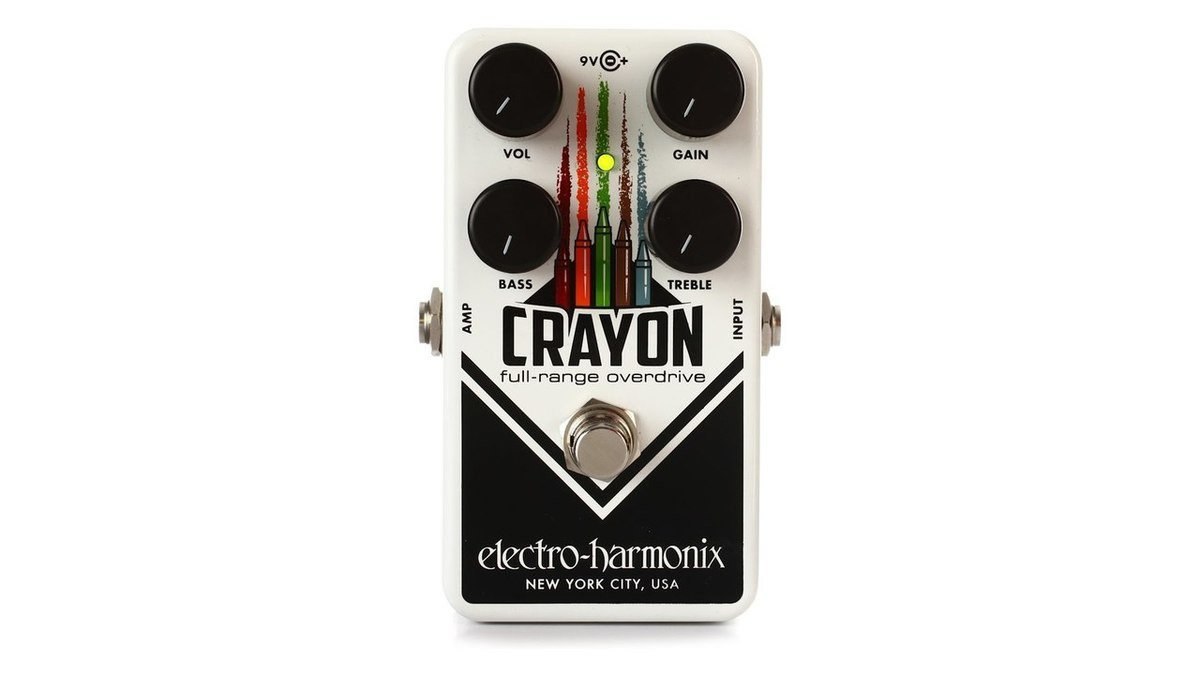 Electro-Harmonix Crayon Full-range Overdrive Guitar Effects Pedal