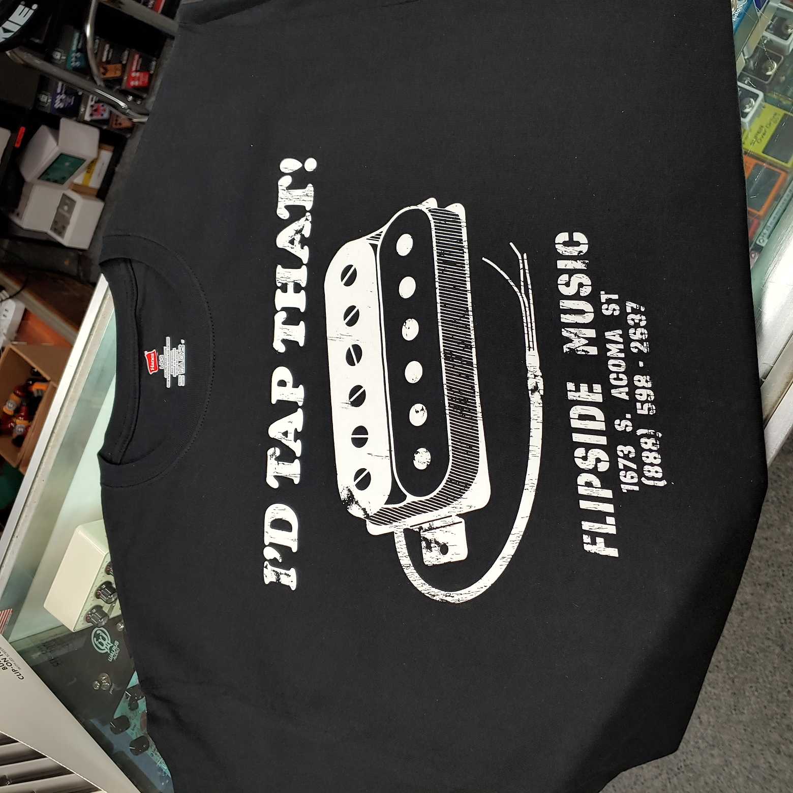 Flipside Music Gear I'd Tap That! Humbucker Shirt