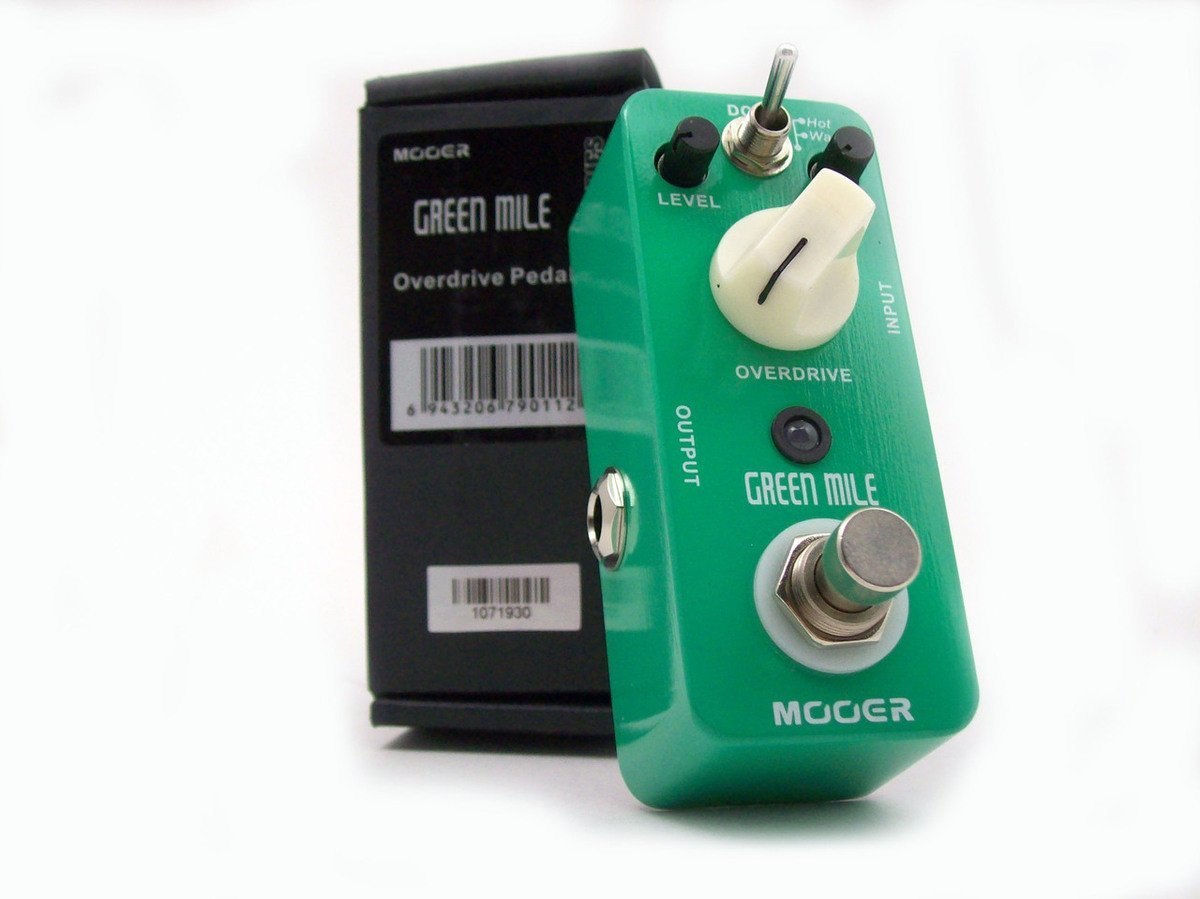 Mooer Pedals USA Green Mile Overdrive Micro Effects