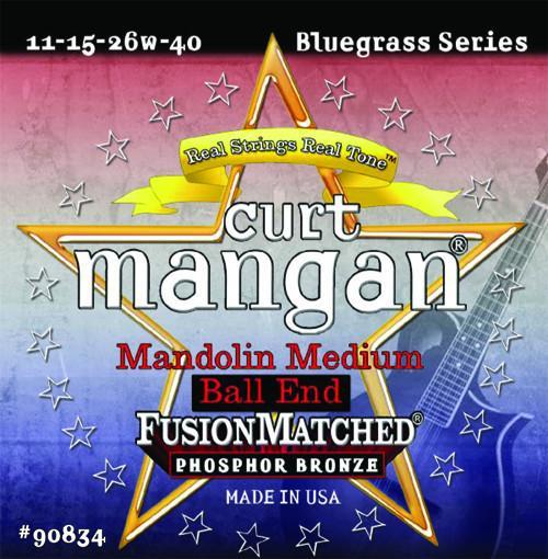 Curt Mangan Medium Ball End Phosphor Bronze Mandolin String Set