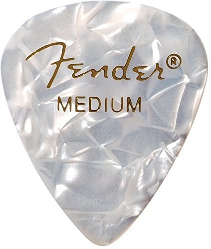 Fender Medium Picks - White - 12 Pack