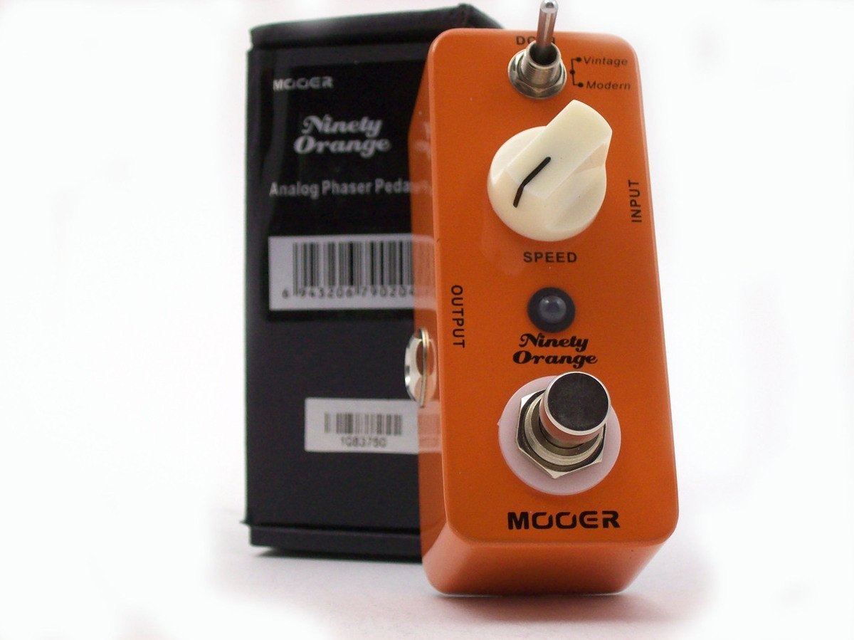 orange effects pedals Mooer Ninety Orange Analog Phaser Micro Effects Pedal – Flipside Music