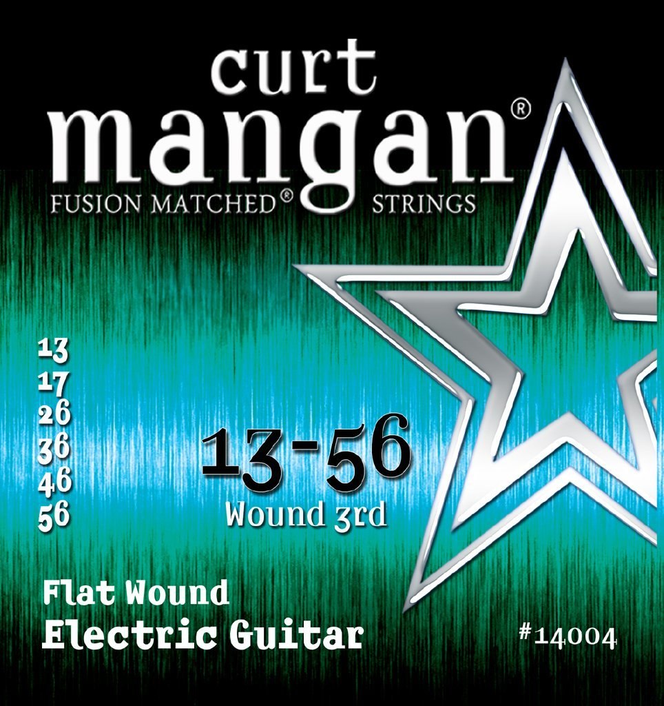 Curt Mangan Flatwound Electric Guitar String Set 13-56