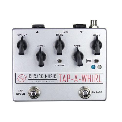 Cusack Music Tap-a-Whirl V.3 Analog Tap-Tempo Tremolo Effects Pedal