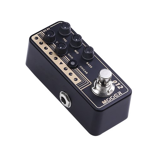 mooer preamp pedal Mooer 012 US Gold Digital Micro Preamp Pedal – Flipside Music