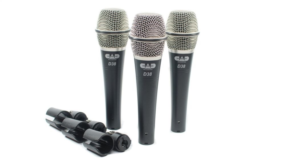 CAD Audio CAD-Live Model: D38x3 3-Pack Dynamic Instrument Microphones