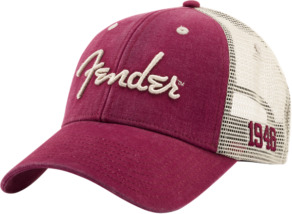 Fender Spaghetti Logo Washed Trucker Hat – Flipside Music