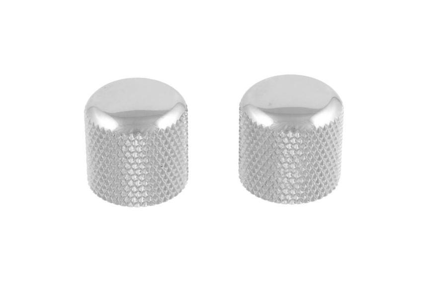 Allparts MK-3300 Push-On-Metal Dome Knobs- Chrome