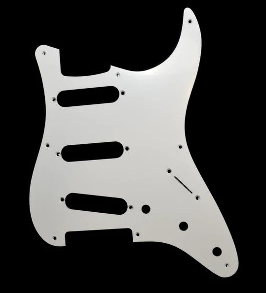 Allparts PG-0550-025 White Pickguard for Stratocaster