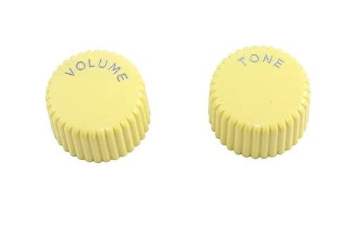 Allparts PK-3260-028 Harmony Cupcake Knobs - Cream - 2 ct