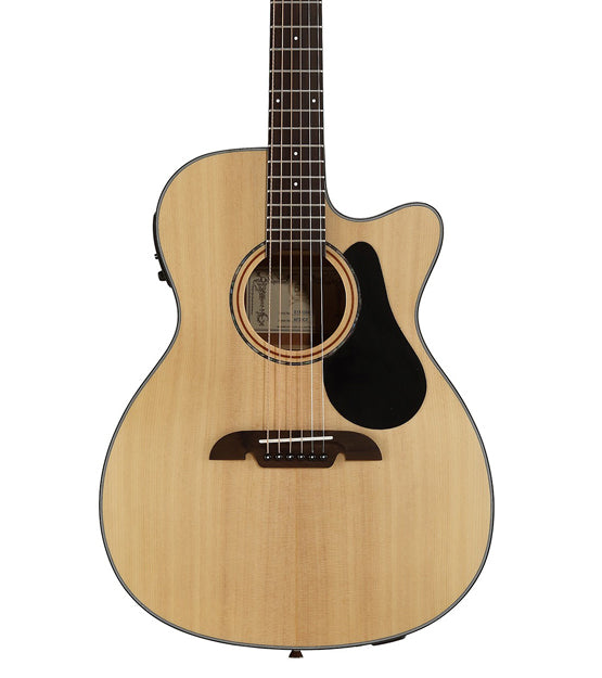 Alvarez Guitars AF30CE Artist Series OM/Folk Acoustic-Electric Guitar w/Cutaway EQ & Tuner