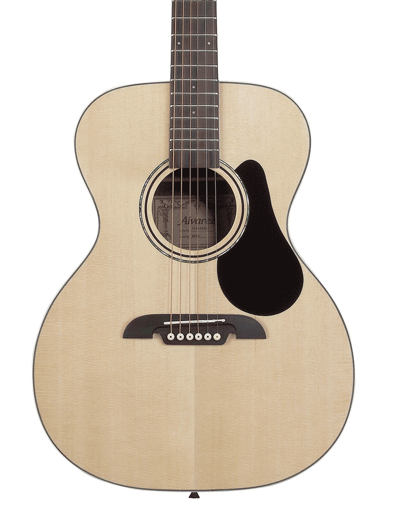 Alvarez Guitars Regent RF26 Folk/OM Acoustic Guitar Natural Gloss