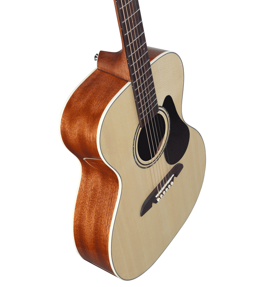 Alvarez Guitars Regent RF26 Folk/OM Acoustic Guitar Natural Gloss