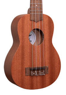 Amahi Ukuleles UKS-1 Mahogany Panda Soprano Ukulele