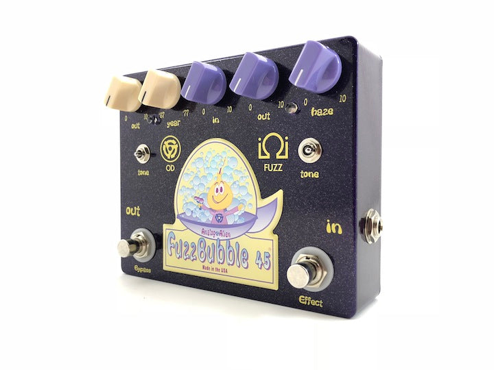 Analog Alien FuzzBubble-45 Overdrive/Fuzz Pedal