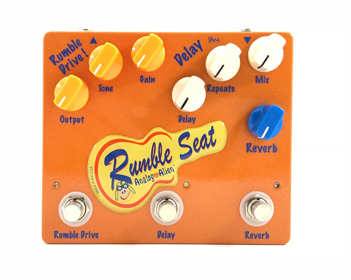 Analog Alien Rumble Seat OverDrive/Delay/Reverb Pedal