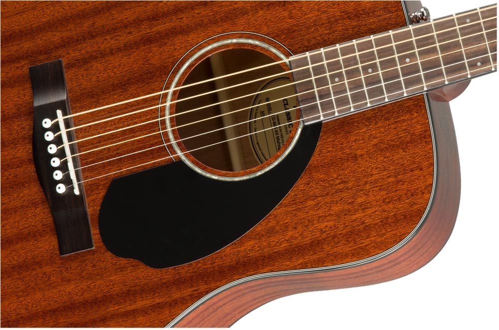 Fender CD-60S Dreadnought Acoustic Guitar - All-Mahogany