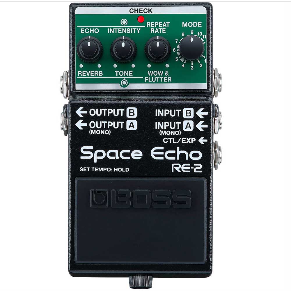 Boss RE-2 Space Echo Delay and Reverb Effects Pedal