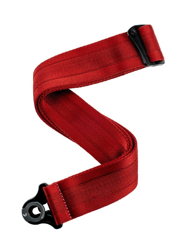 D'Addario Auto Lock Guitar Strap - Blood Red