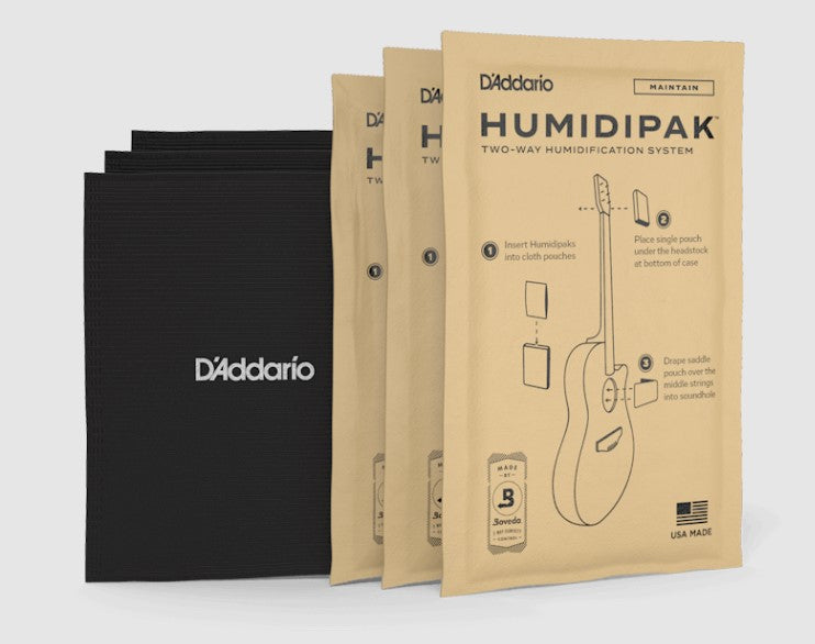 D'Addario Humidipak Maintain Automatic Humidity Control System - 3 Pack