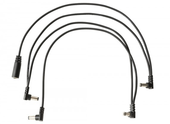 RockBoard Flat Daisy Chain Cable, 4 Outputs, straight